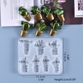 thumbnail image 5 of Milue Keyring Keychain DIY Crafts Epoxy Resin Mold Handmade 3D Cactus DIY Mold, 5 of 10