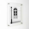 thumbnail image 2 of 11x17 Acrylic Floating Frame with Silver Standoff Wall Mount Hardware, 2 of 8