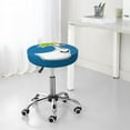 thumbnail image 7 of Bingfone12 inch Padded Round Bar Stool Cover Cushion with Elastic Fabric Round Chair Seat - Goose Holding an Umbrella, 7 of 7