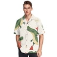thumbnail image 6 of Ckdifva Crocodiles Christmas Gifts Mens Button Down Short Sleeve Shirt Casual Shirts Beach Hawaiian Shirts, 6 of 8
