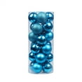 thumbnail image 3 of Porfeet Xmas Trees Ball Decor,Shatterproof Blue Plastic Christmas Ball Ornaments, 24 Count (1.2"), 3 of 4