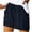 7-Navy, variant on Xaqiouau Womens Casual Shorts Elastic Waist Drawstring Soft Summer Loose Cut Lounge Shorts with Pockets Solid Hem for Beach Daily Wear Vacation Yoga