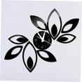 thumbnail image 3 of FONDOTIN 1Pcs Black Acrylic Wall Clock Sticker For Outdoor Use, 3 of 3