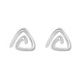 thumbnail image 1 of Generic Pendiente S925 Pendientes De Plata Mujer Moda Coreana Hermoso Triángulo Temperamento Temperamento Mini Garring Pendientes De Mujer brillar Electrónica, 1 of 5