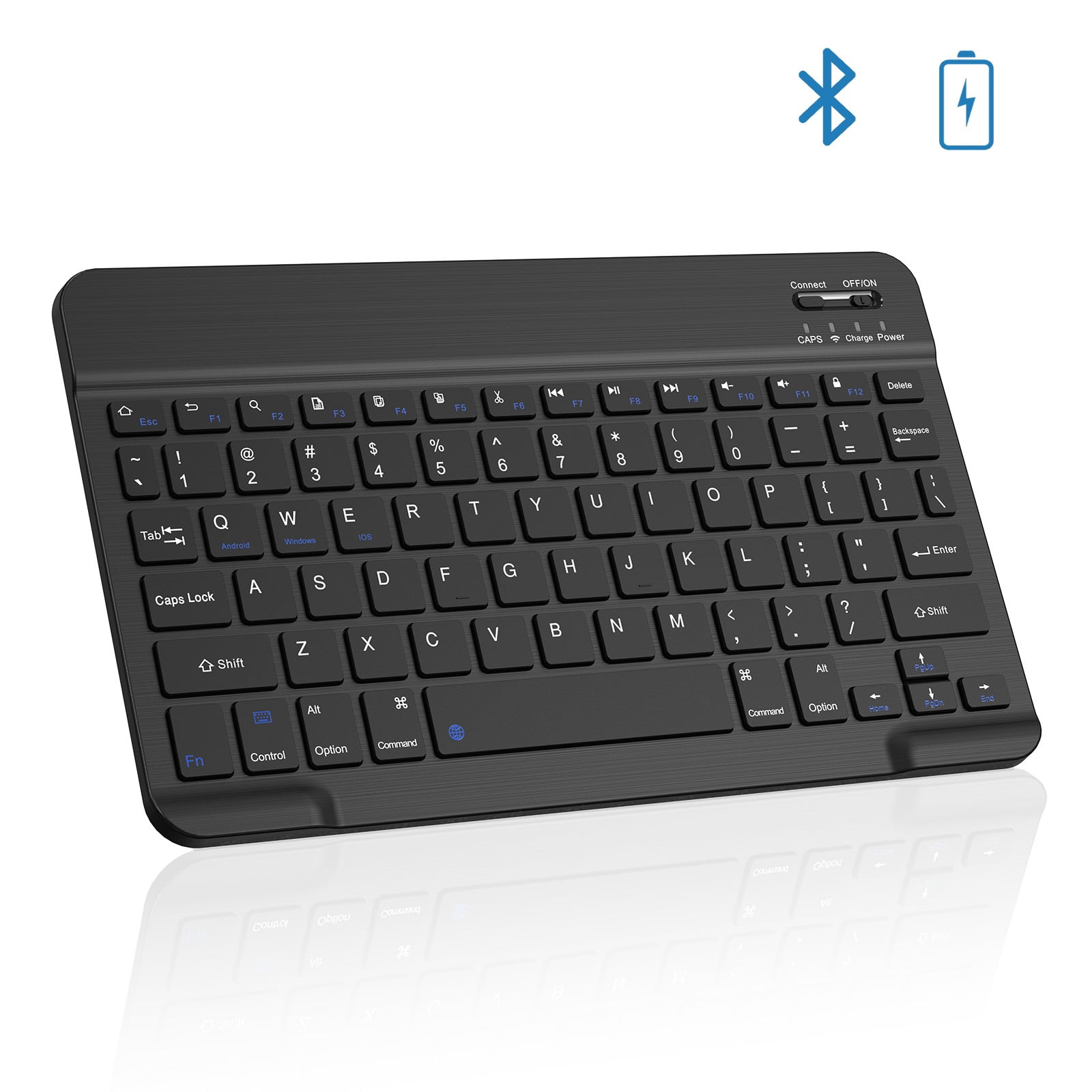 Cimetech Bluetooth Keyboard Ultra Slim Wireless Keyboard Quiet