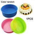 thumbnail image 4 of 8Inch Round Silicone Non-stick Cake Pan Bread Baking For Kitchen I5W1 V6M4~ N2K9, 4 of 9