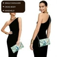thumbnail image 5 of FOR U DESIGNS Peacock Peony Clutch Purses for Women Waterproof Wedding Bag Multifunctional Ladies Party Handbag Formal Party Clutches, 5 of 9