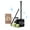 Black, variant on Eyliden Toilet Plunger and Brush Set with 10 Scrubber Refills, Disposal for Bathroom Cleaning Essentials, Black