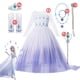 thumbnail image 3 of Vestido de princesa de Frozen de Disney para niñas, traje de baile de malla con lentejuelas blancas, ropa de carnaval, Cosplay para niños, Reina de la nieve, Elsa y Anna, 3 of 5