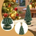 thumbnail image 6 of jicheng Christmas Tree Figurine Christmas Decoration for Walkway Fireplace Bookshelf Green, 6 of 9
