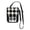 Classic Black And White, variant on Secure Travel Neck Wallet Passport Holder Adjustable Strap For Men & Women 6*7.5in Colorful Spring Background