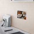 thumbnail image 5 of Yayeee Toggle Light Switch Wall Plate 2-Gang 4.56"x4.48" Decorative Outlet Cover, Black Plaid Floral, 5 of 7