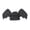 A001- Black, variant on This 1-Piece Black Pet Halloween Bat Wing Harness Measures 9.4 Inches in Total Width from Wingtip to Wingtip, 3.1 Inches in Central Body Panel Height, 4.7 Inches in Wing Length,
