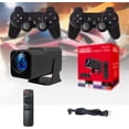 thumbnail image 2 of P30 Max Projector And Game, M300 Max Game Projector, M300 Max Video Game Projector, Game Projector, Video Game Projector, Game Projector With Controllers, Proyector X10 Plus, Arcade Vision, 2 of 6