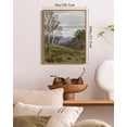 thumbnail image 4 of Drsoum Vintage Mountain Landscape Wall Art Rustic Retro Framed Nature Scenery Prints Classic Decorations for Living Room Bedroom 8x10in Natural Framed, 4 of 6