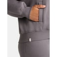 thumbnail image 4 of Athletic Works Women's Zip Front Fleece Bomber Jacket, Sizes XS-XXXL, 4 of 5