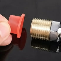 Faucet Leak-Proof Sealing Gasket Pipe Hose Silicone for Plumbing Plug Prevent Leakage Transparent Red 50PCS