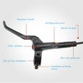 thumbnail image 4 of Hydraulic Disc Oil Brake Kit Aluminum Alloy Calipers Levers Caliper Lever Hydraulic for Mountain Bike, Left Rear Oil Brake, 1Pc Disc Rotor, 1400mm, 4 of 9