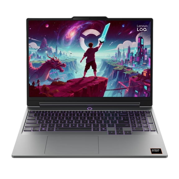 Lenovo LOQ 15.3" WUXGA IPS 165Hz AI-Powered Gaming Notebook AMD Ryzen 7 250 16GB RAM 512GB SSD NVIDIA GeForce RTX 5060 Luna Grey