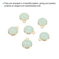thumbnail image 5 of Uxcell Letter Pendants Drops, 50 Pack Character O Alphabet Pendant Double Sided for Jewelry Making DIY, Blue, 5 of 6