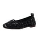 thumbnail image 1 of Amzcrzy Zapatos de mujer,Zapatos de mujer,Zapatillas de mujer, Zapatos de punta puntiaguda para mujer, con decoración de lentejuelas, informales, cómodos y planos. Sandalias Mujer Zapatillas De Casa, 1 of 5