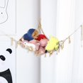 thumbnail image 5 of Hamaca De Juguete Almacenamiento de juguetes Hamaca Muñecos de peluche Organizador de ropa de cama Cuerda Montado en la pared (A), 5 of 5