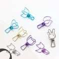 thumbnail image 3 of Clips para Carpetas 100 Piezas en Forma de Gato Clips para Carpetas de Alambre Portátiles Documentos Organizador de Papel de Prueba Suministros de Oficina Dibujos Animados Lindos ANGGREK  Otros, 3 of 8