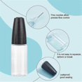thumbnail image 2 of 20Pcs Precision Tip Applicator Bottles, 10Ml/0.34Oz Dispensing Needle Bottle PET Empty Glue Bottle w, 2 of 5