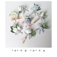 thumbnail image 3 of Xiao Hua 2 alfileres de boutonniere para novios y padrinos de boda, estilo B, 3 of 4