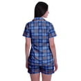 thumbnail image 4 of Moomaya Pyjama pour Femmes Imprimé, Ensemble Deux Pièces à Col Cranté avec Short, 4 of 6