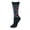 Black, variant on Women's Wool Blend Diamond Crew Socks