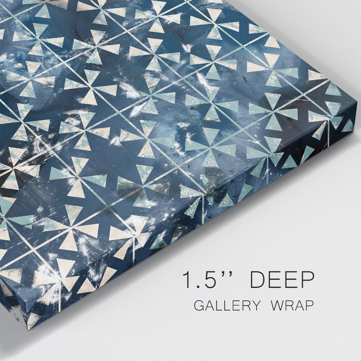 Wexford Home Tile-Dye III-Premium Gallery Wrapped Canvas, 32" x 32" - Ready to Hang