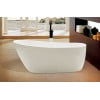thumbnail image 6 of 68 inch White Oval Acrylic Free Standing Soaking Bathtub, 6 of 8