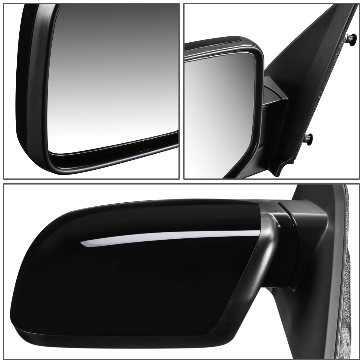 DNA Motoring OEM-MR-HO1320265 For 2009 to 2015 Honda Pilot OE Style Powered Driver / Left Side View Door Mirror 76258SZAA01ZA 10 11 12 13 14
