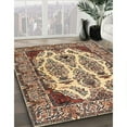 thumbnail image 2 of Ahgly Company Indoor Rectangle Traditional Red Brown Persian Area Rugs, 5' x 7', 2 of 6