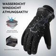 thumbnail image 4 of Guantes de invierno impermeables para hombre y mujer, guantes calefactables antideslizantes con pantalla táctil, un regalo cálido para papá, 4 of 6