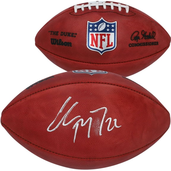 Christian McCaffrey San Francisco 49ers Autographed Duke Game Football - Fanatics Authentic Certified
