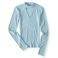thumbnail image 1 of Aeropostale Blouse Ajustée à Enfiler pour Femmes, Bleu, Juniors, Très Petit, 1 of 1