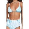 thumbnail image 3 of L*Space Women’s Brittany Bikini Tops, Blue, X-Small, 3 of 5