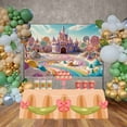 thumbnail image 3 of Birthday Party Photo Z Backdrop Candy Candyland Photography Background Sign Studio Photobooth Supplies, 3 of 8