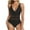 Black, variant on VBTAPA One Piece Swimsuits for Women V Neck Strappy Bathing Suit Hollow Out Monokini Swimwear Limited Time Sales Black XXL