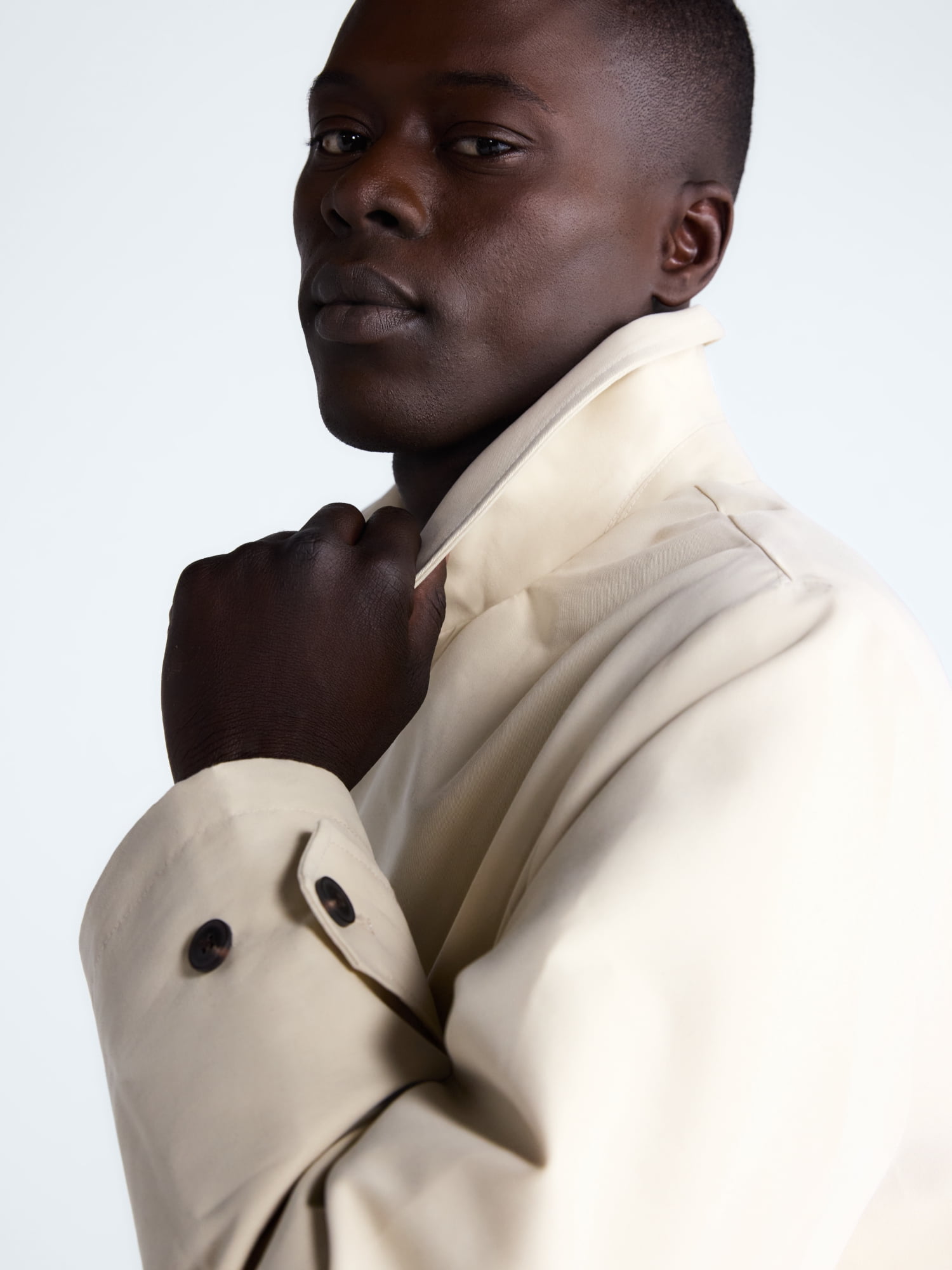 Free Assembly Men's and Big Men's Lightweight Trench Coat, Sizes XS-3XL