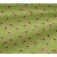 thumbnail image 4 of oneOone Cotton Jersey Lime Fabric Flower Watercolor Sewing Craft Projects Fabric Prints By Yard 58 Inch Wide, 4 of 4