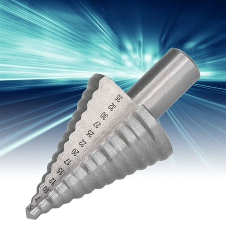

EBTOOLS Step Drill Bit Pagoda Cone Bearing Steel Professional Reaming Chamfering Tool Hardware 5‑35mm Step Drill Bit Hardware