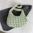 thumbnail image 1 of Bolso de embrague acolchado Hobo Bolso de mensajero acolchado con cremallera suave y hinchada ligera para mujer, 1 of 8