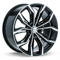 RTX Black Widow 20x9 5x114.3 ET38 CB73.1 Black Machined Wheel