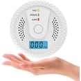 thumbnail image 2 of Detector de monóxido de carbono, alarma de monóxido de carbono, detector con pantalla LED y alarma de luz y sonido de 85 decibeles, 2 of 4