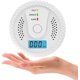 thumbnail image 2 of Detector de monóxido de carbono, alarma de monóxido de carbono, detector con pantalla LED y alarma de luz y sonido de 85 decibeles, 2 of 4