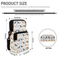 thumbnail image 6 of FUIALDOLG Cross Body Bag with Horse Floral Pattern, Lightweight Leakproof Small Messenger Bag for Travel and Daily Shopping, 6 of 7