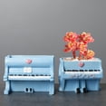 thumbnail image 4 of Succulent Pot Hollow Cartoon Colorful Small Piano Shape Flower Pot Home Decoration, 4 of 8
